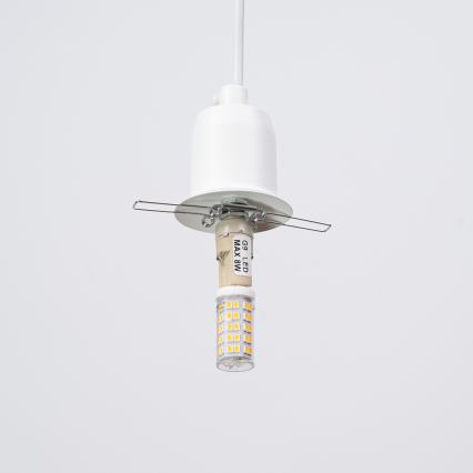 Csillár zsinóron HYPERION 1xG9/8W/230V fehér