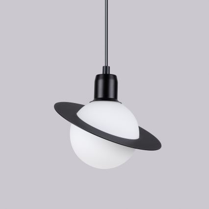 Csillár zsinóron HYPERION 1xG9/8W/230V fekete