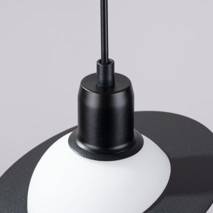 Csillár zsinóron HYPERION 1xG9/8W/230V fekete