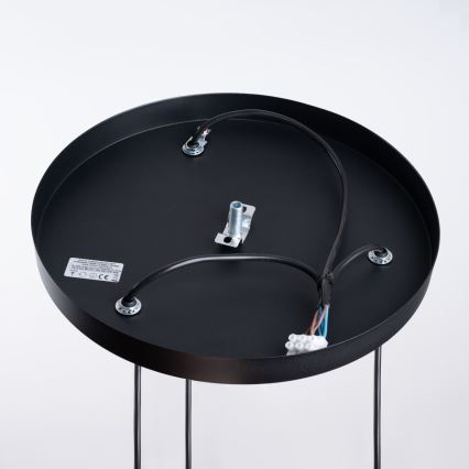 Csillár zsinóron HYPERION 3xG9/8W/230V fekete