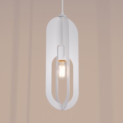 Csillár zsinóron NICUS 1xE27/15W/230V fehér