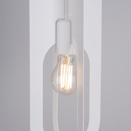 Csillár zsinóron NICUS 1xE27/15W/230V fehér