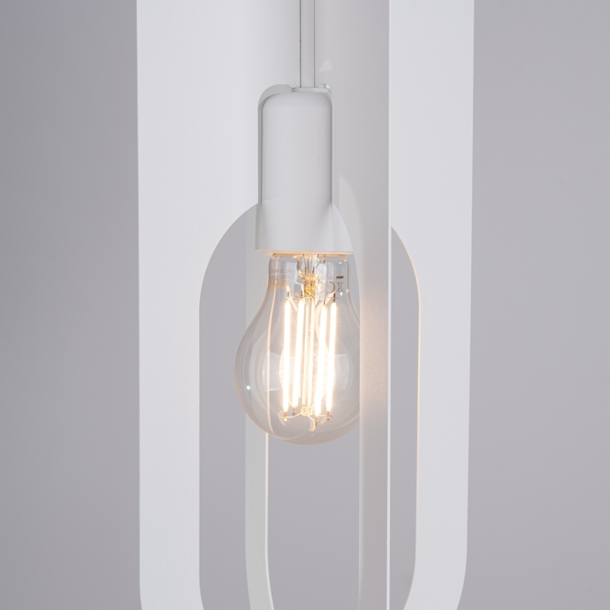Csillár zsinóron NICUS 1xE27/15W/230V fehér
