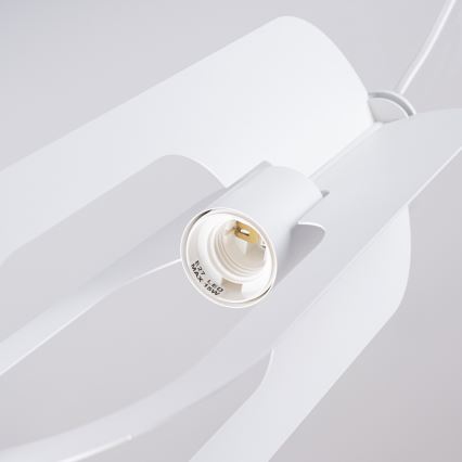 Csillár zsinóron NICUS 3xE27/15W/230V fehér