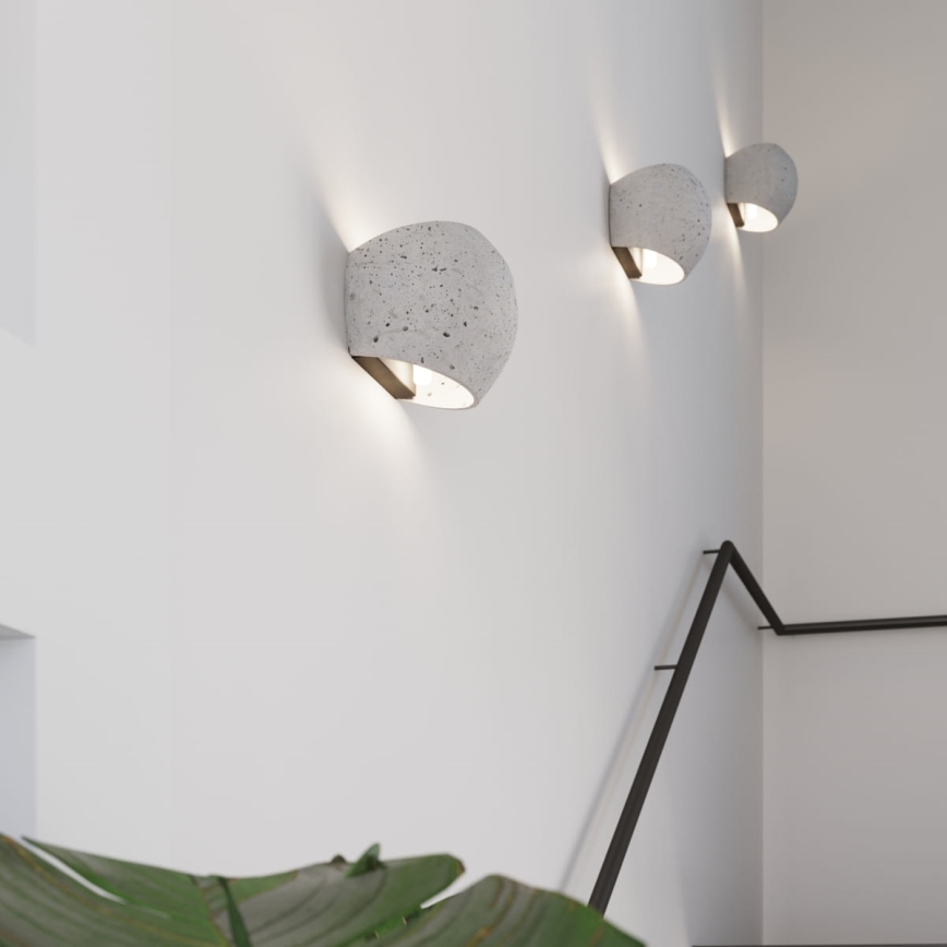 GLOBE fali lámpa 2xG9/8W/230V beton/szürke