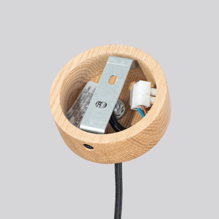 Kábelre szerelhető csillár MAB 1xE27/15W/230V Ø 22 cm beton/szürke