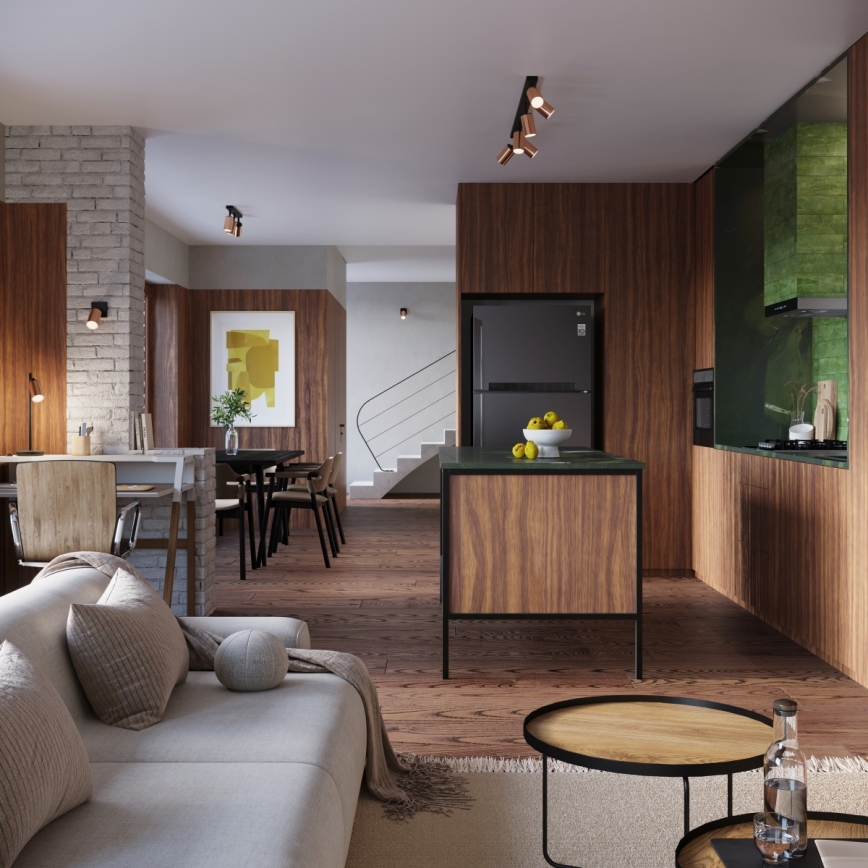 Spotlámpa WINX 3xGU10/10W/230V fekete/réz