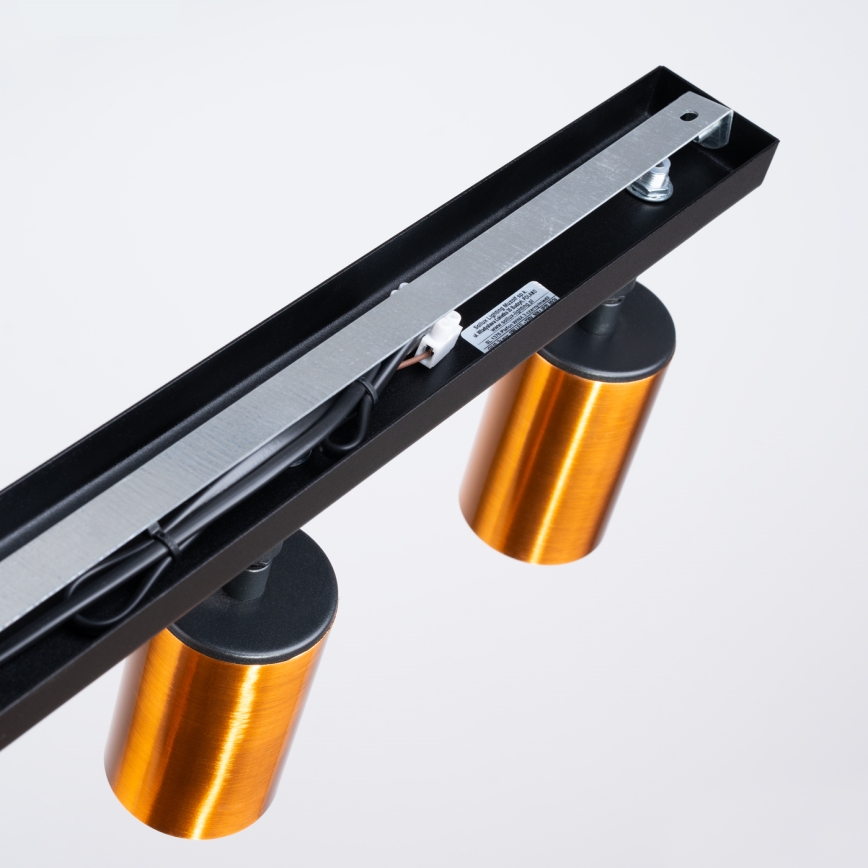 Spotlámpa WINX 3xGU10/10W/230V fekete/réz