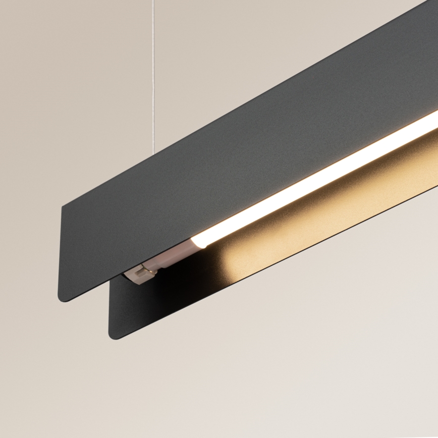 LED Csillár zsinóron SPARK 1xG13/8,5W/230V fekete