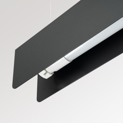LED Csillár zsinóron SPARK 1xG13/8,5W/230V fekete