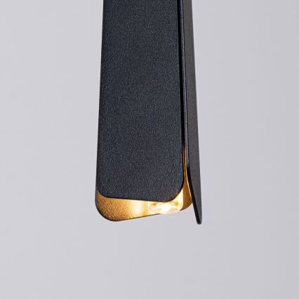 Csillár zsinóron PRYSM 1xG9/8W/230V fekete