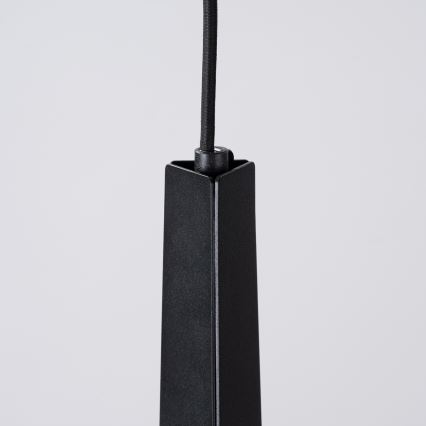 Csillár zsinóron PRYSM 1xG9/8W/230V fekete