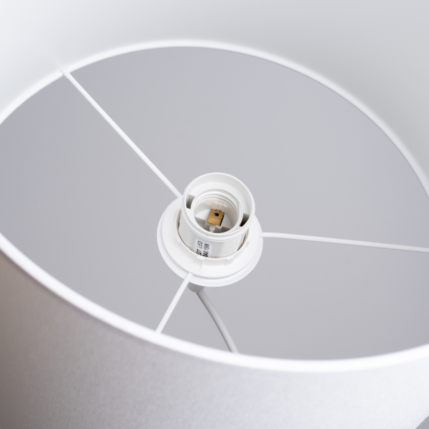 Csillár zsinóron NOVA 1xE27/15W/230V átm. 30 cm fehér