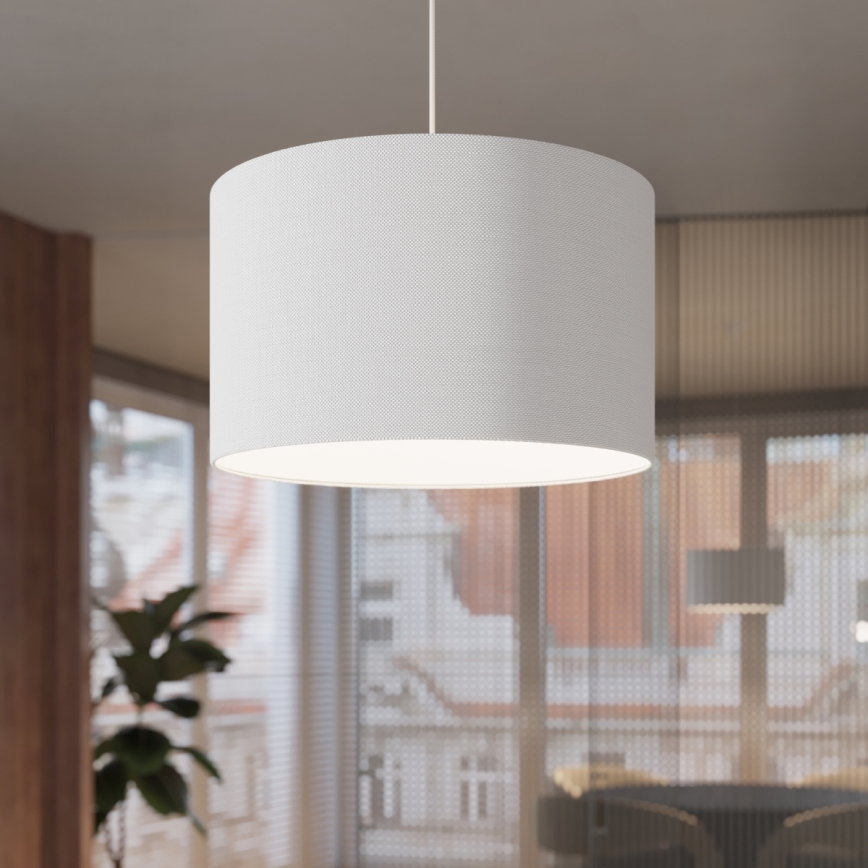 Csillár zsinóron NOVA 1xE27/15W/230V átm. 40 cm fehér
