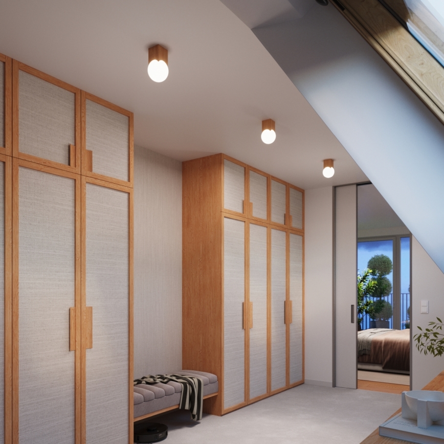 Spotlámpa SOLIS 1xG9/8W/230V bükkfa