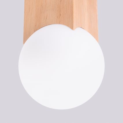 Spotlámpa SOLIS 1xG9/8W/230V bükkfa