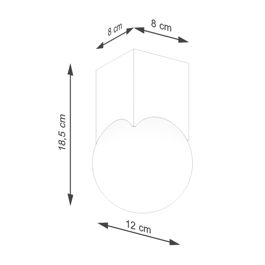 Spotlámpa SOLIS 1xG9/8W/230V bükkfa