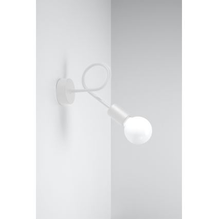 Fali lámpa LOOP 1xE27/15W/230V fehér