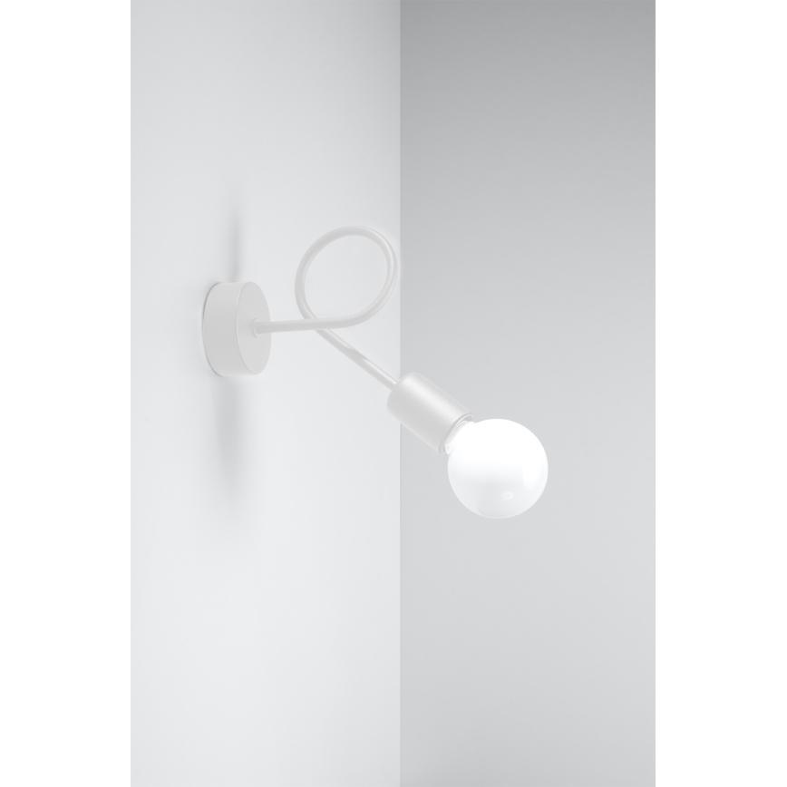 Fali lámpa LOOP 1xE27/15W/230V fehér