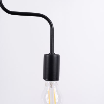 Felületre szerelhető csillár VECTOR 4xE27/15W/230V fekete