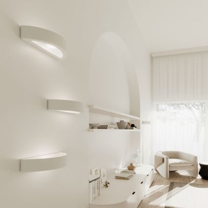Fali lámpa ATENA 1xE27/15W/230V 20 cm fehér