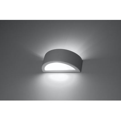 Fali lámpa ATENA 1xE27/15W/230V 30 cm fehér