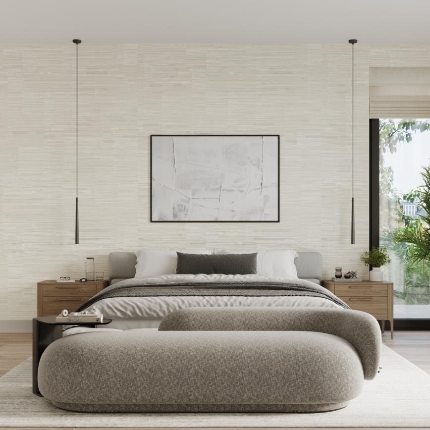 Csillár zsinóron BLISS 1xG9/8W/230V fekete