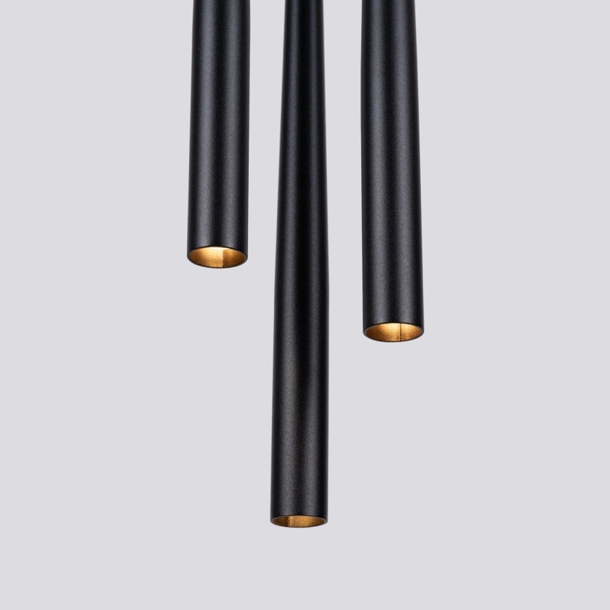 Csillár zsinóron BLISS 3xG9/8W/230V fekete