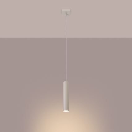 Csillár zsinóron LAGOS 1xGU10/10W/230V krémes