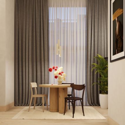 Csillár zsinóron LAGOS 3xGU10/10W/230V krémes