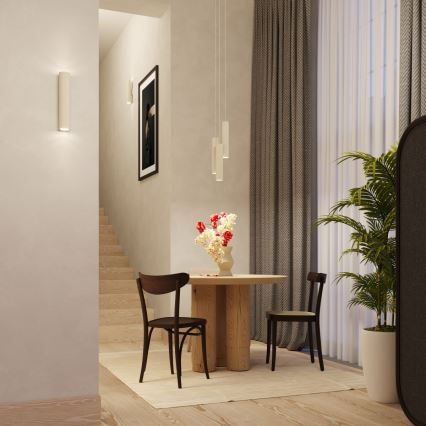 Csillár zsinóron LAGOS 3xGU10/10W/230V krémes