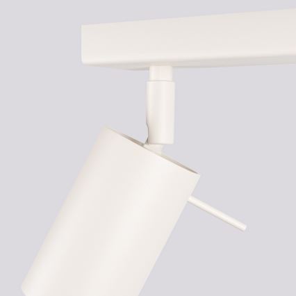 Spotlámpa RING 2xGU10/10W/230V krémes