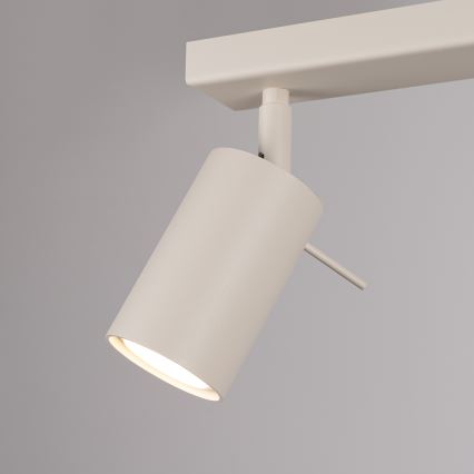 Spotlámpa RING 6xGU10/10W/230V krémes