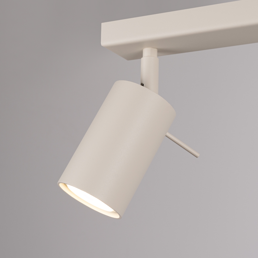 Spotlámpa RING 6xGU10/10W/230V krémes