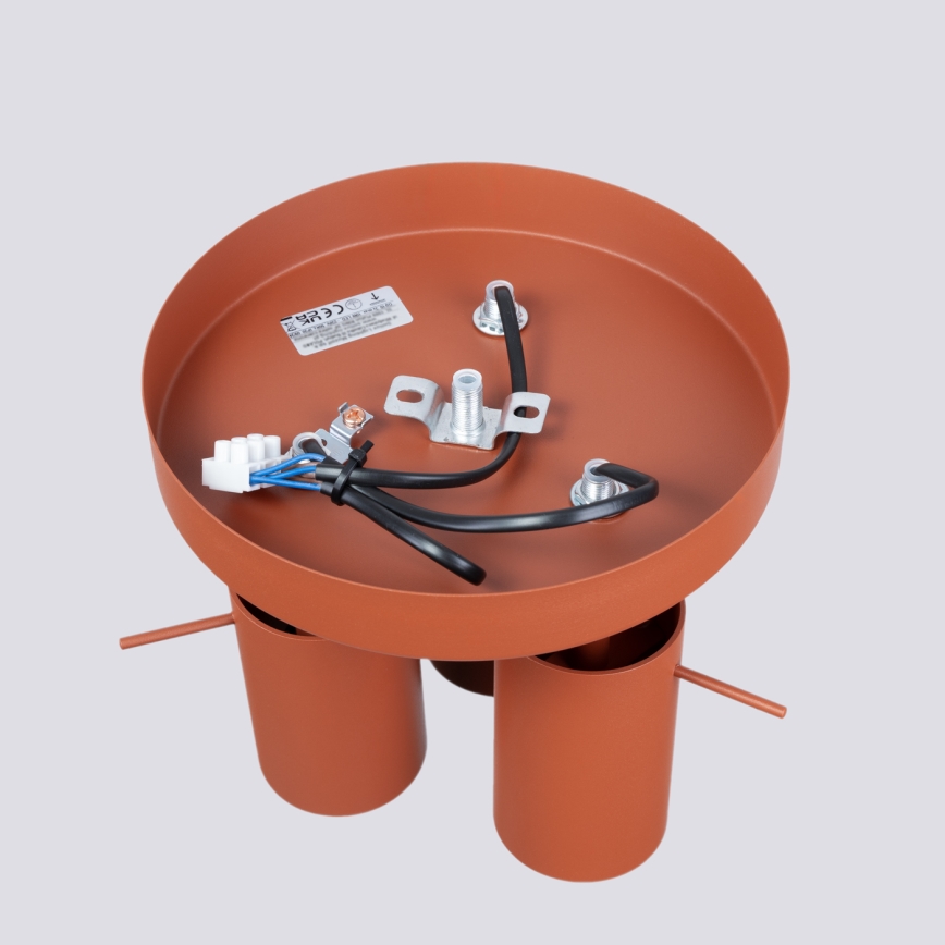 Spotlámpa RING 3xGU10/10W/230V piros