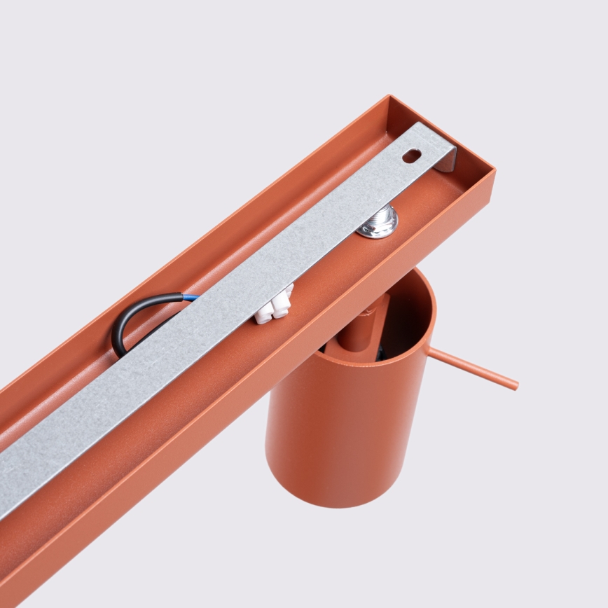 Spotlámpa RING 6xGU10/10W/230V piros