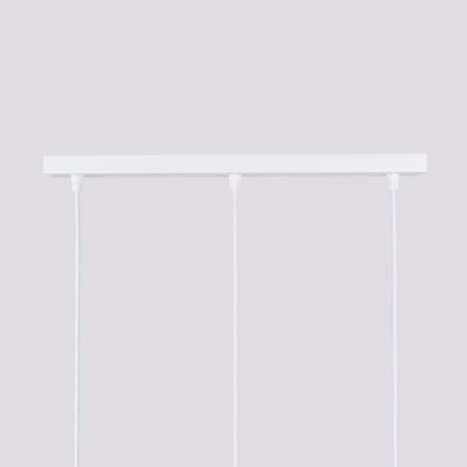 Csillár zsinóron KARBON 3xGU10/10W/230V fehér