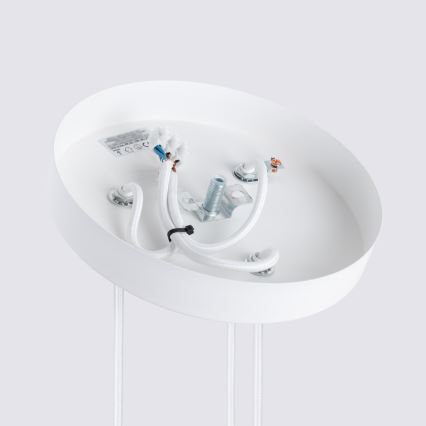 Csillár zsinóron KARBON 3xGU10/10W/230V fehér