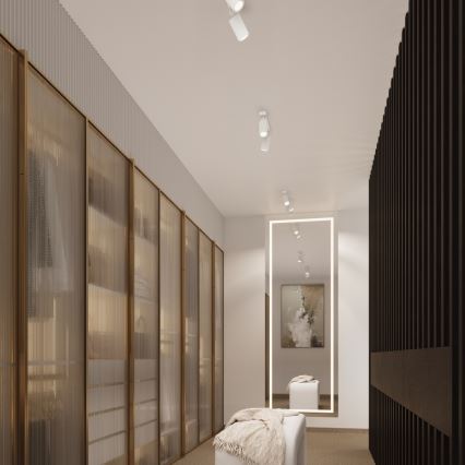 Spotlámpa KARBON 2xGU10/10W/230V fehér