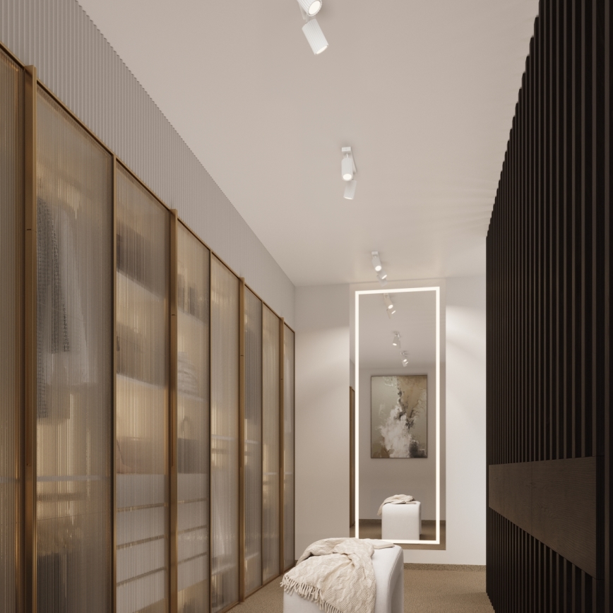 Spotlámpa KARBON 2xGU10/10W/230V fehér