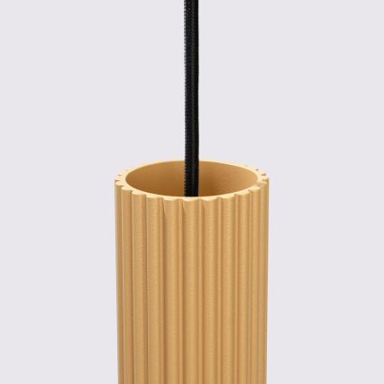 Csillár zsinóron KARBON 3xGU10/10W/230V arany