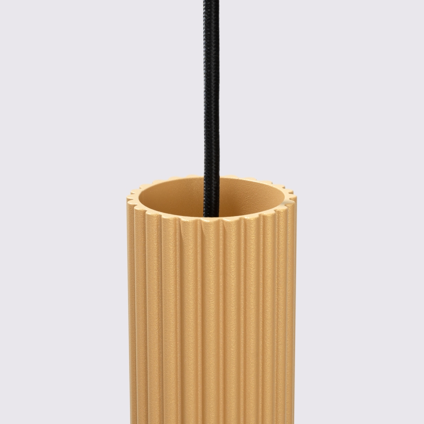 Csillár zsinóron KARBON 3xGU10/10W/230V arany