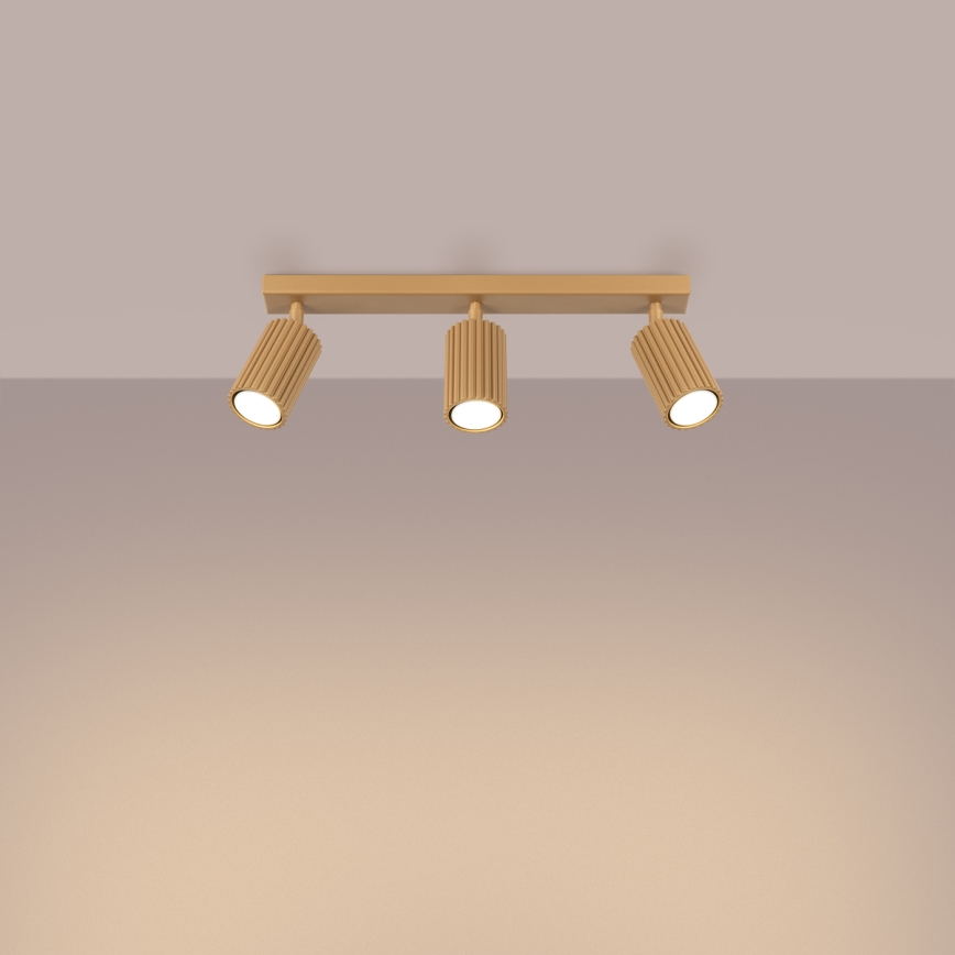 Spotlámpa KARBON 3xGU10/10W/230V arany