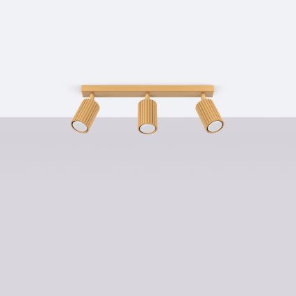 Spotlámpa KARBON 3xGU10/10W/230V arany