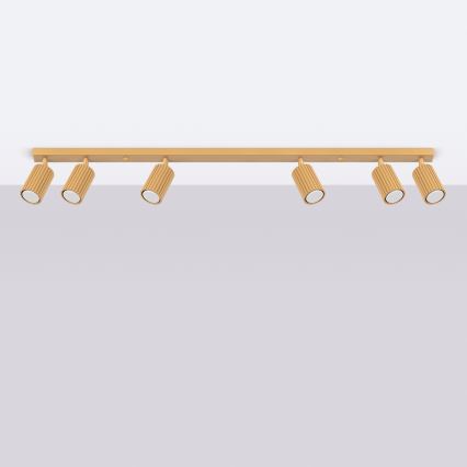 Spotlámpa KARBON 6xGU10/10W/230V arany