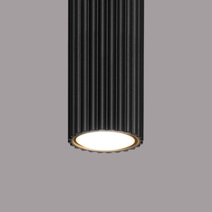 Spotlámpa KARBON 1xGU10/10W/230V 10 cm fekete