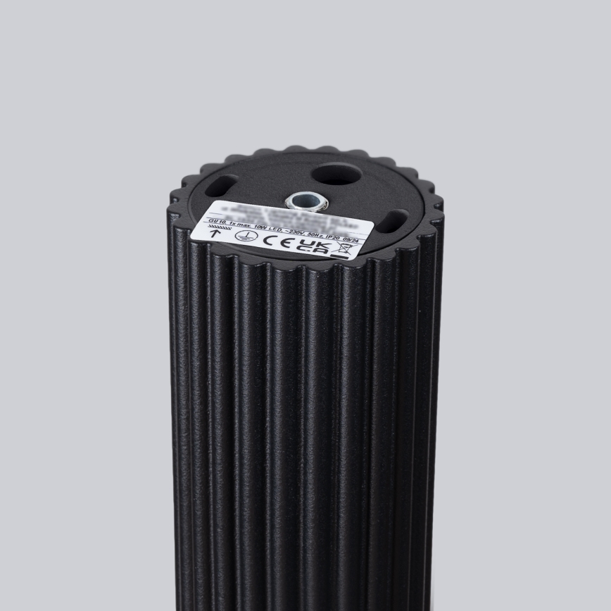 Spotlámpa KARBON 1xGU10/10W/230V 10 cm fekete