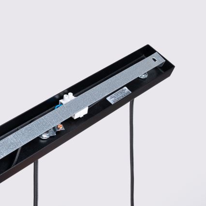 Csillár zsinóron KARBON 3xGU10/10W/230V fekete