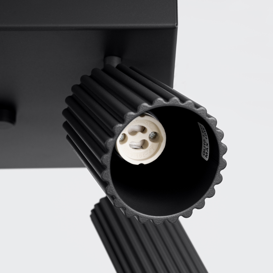 Spotlámpa KARBON 4xGU10/10W/230V fekete