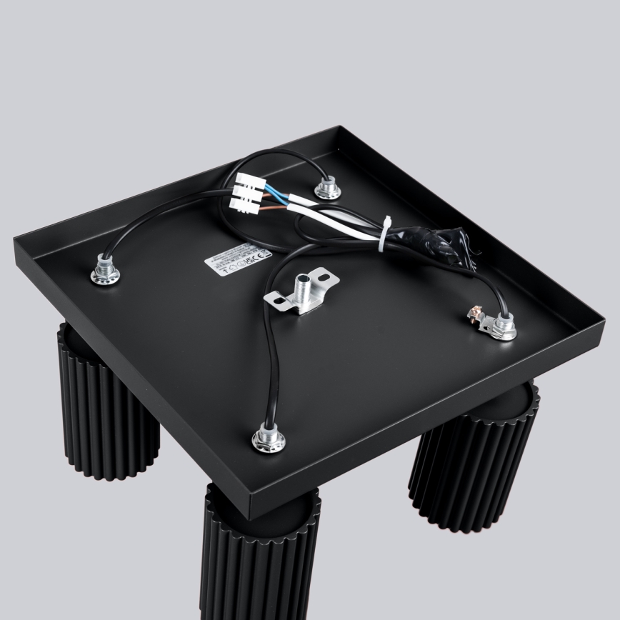 Spotlámpa KARBON 4xGU10/10W/230V fekete